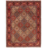 Oriental Area Rug Handmade Multi Geometric 4x7 ft