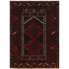 Baluchi Rug Handmade Multi Prayer Design 2x4 ft