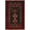 Baluchi Rug Handmade Multi Prayer Design 3x5 ft