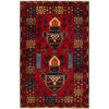 Baluchi Rug Handmade Multi Geometric 3x5 ft