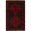 Baluchi Rug Handmade Multi Geometric 3x5 ft