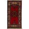 Baluchi Rug Handmade Multi Geometric 3x5 ft
