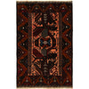 Baluchi Rug Handmade Multi Geometric 3x5 ft