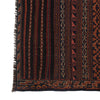 Laghari Kilim Area Rug Handmade Multi Geometric 4x7 ft