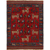 Pictorial Rug Handmade Multi Design