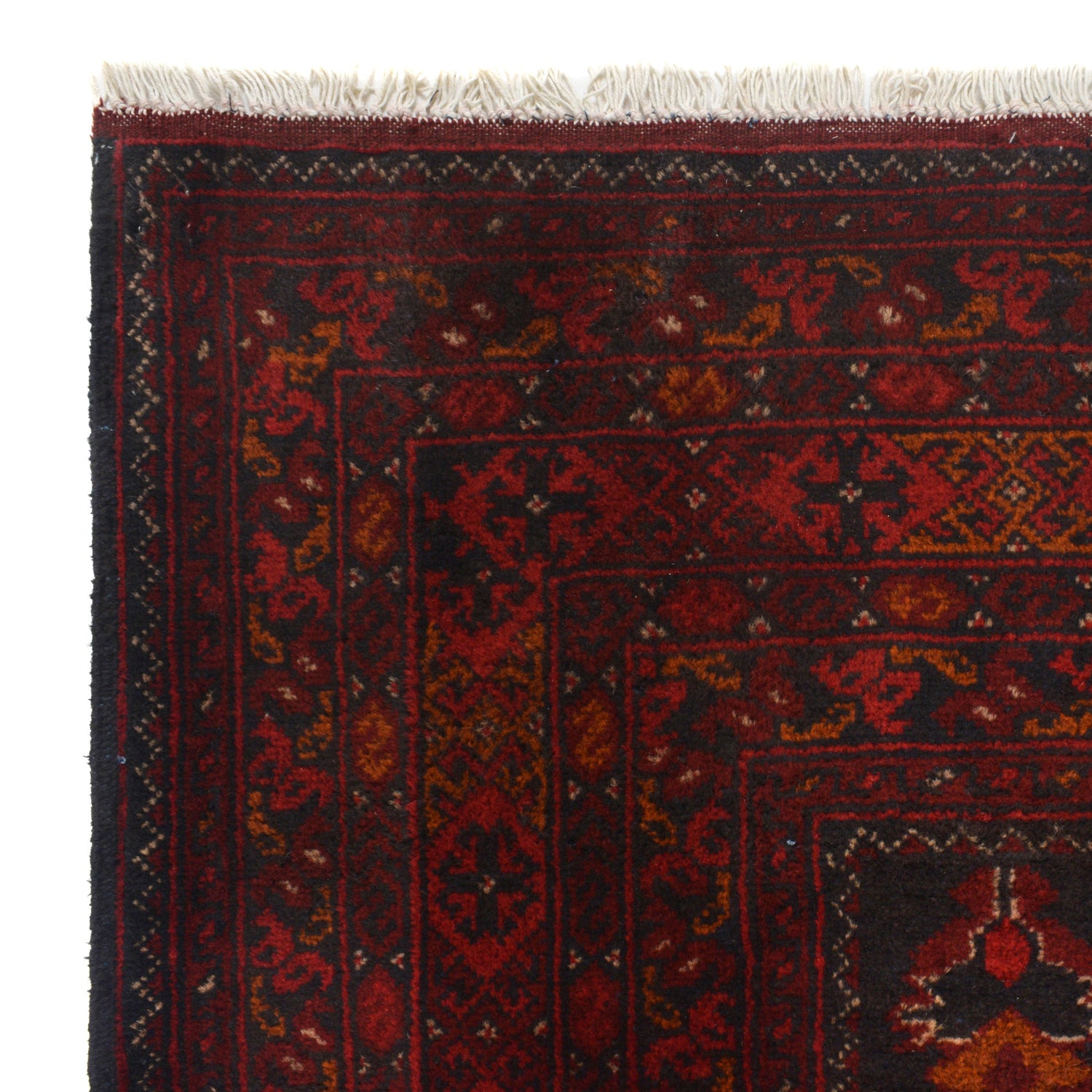 Khal Mohammadi Rug Handmade Red 4x7 ft