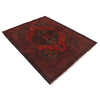 Khal Mohammadi Rug Handmade Red 4x7 ft