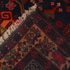 Baluchi Rug Handmade Multi Prayer Design 3x5 ft