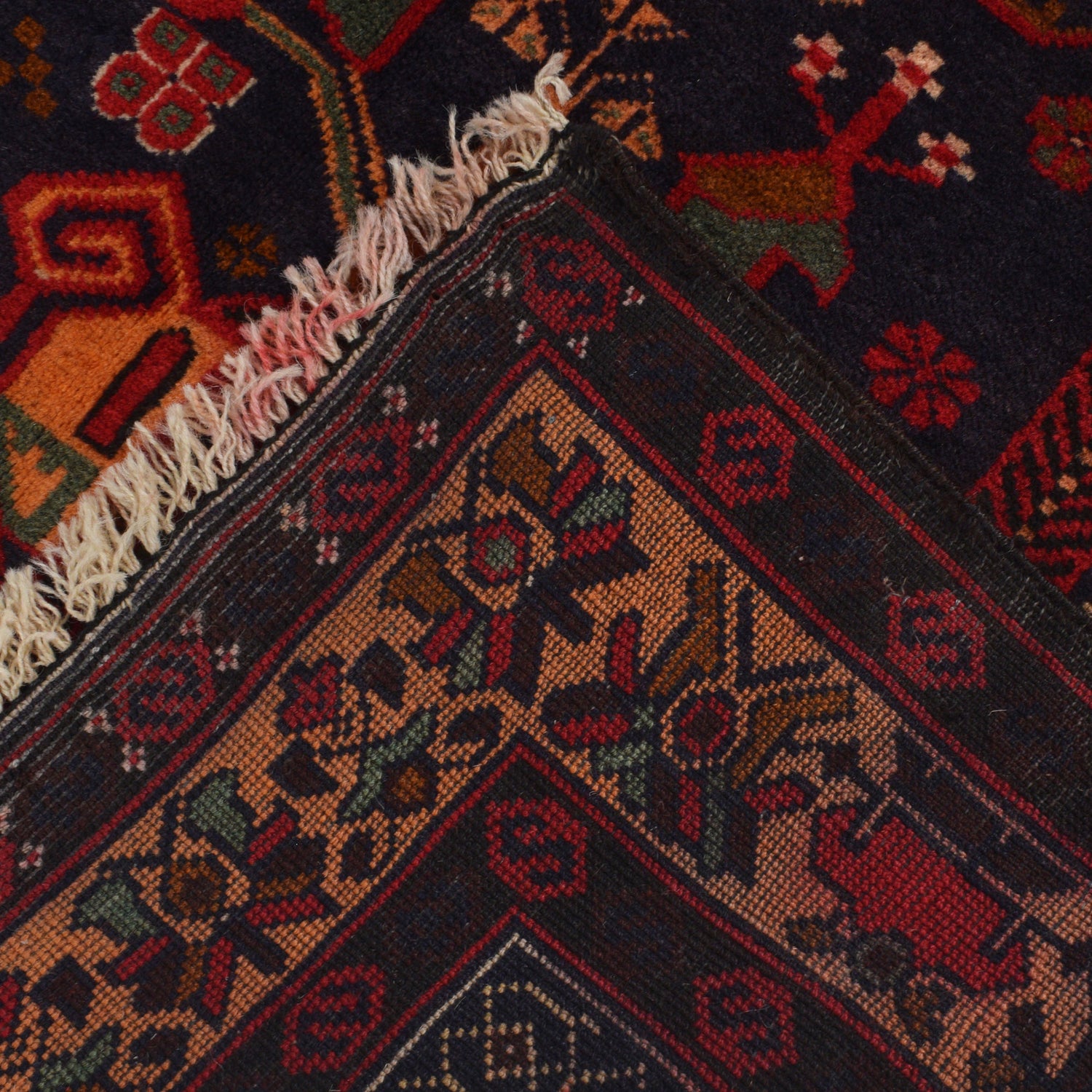 Baluchi Rug Handmade Multi Prayer Design 3x5 ft