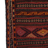 Laghari Kilim Area Rug Handmade Multi Geometric 4x7 ft