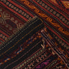 Laghari Kilim Area Rug Handmade Multi Geometric 4x7 ft