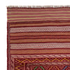 Laghari Kilim Area Rug Handmade Pink Geometric 4x7 ft