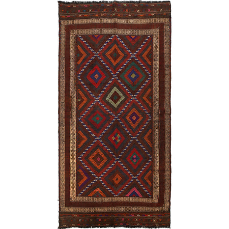 Suzuni Kilim Runner Handmade Multi 6x9 ft