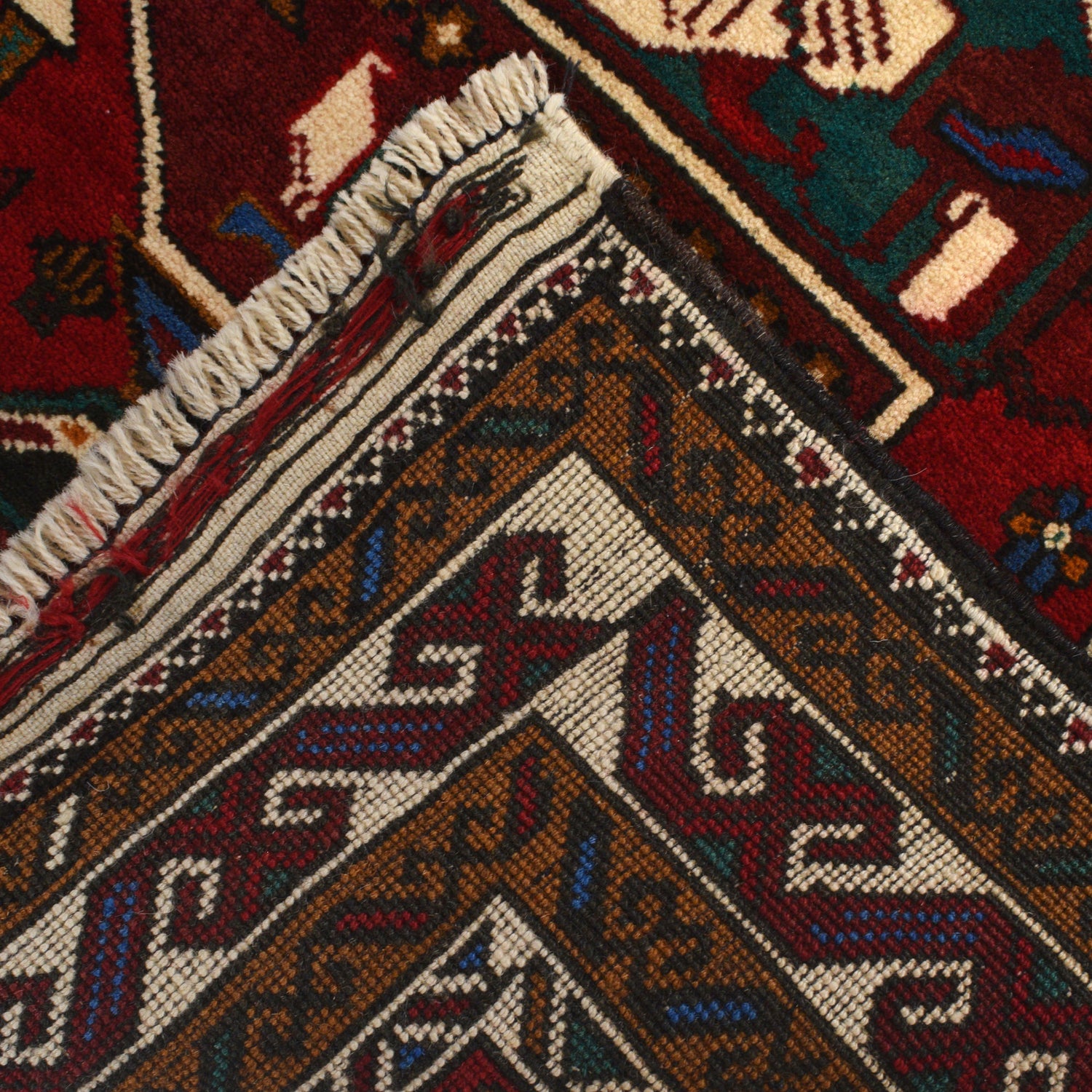 Baluchi Rug Handmade Red Prayer Design 3x5 ft