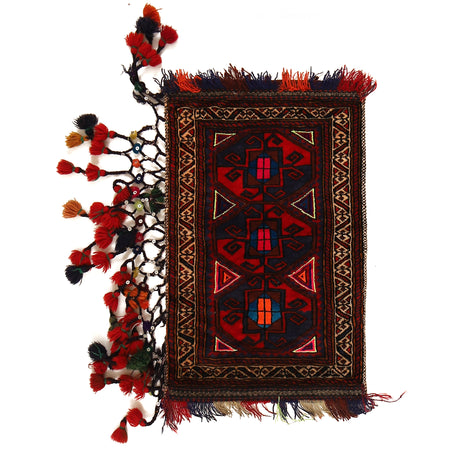 Balisht Area Rug Handmade Multi Floral 2x3 ft