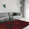 Baluchi Rug Handmade Red Prayer Design 3x5 ft