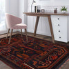Baluchi Rug Handmade Multi Prayer Design 3x5 ft