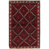 Baluchi Rug Handmade Multi Geometric 3x5 ft