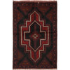 Baluchi Rug Handmade Multi Floral 2x4 ft