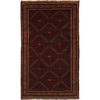 Baluchi Rug Handmade Multi Geometric 3x5 ft