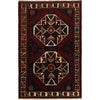 Baluchi Rug Handmade Multi Geometric 3x5 ft