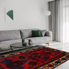 Baluchi Rug Handmade Red Prayer Design 2x4 ft