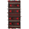 Table Sheet Runner Rug Handmade Multi Curvilinear 5' Runner