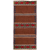 Table Sheet Runner Handmade Brown Curvilinear 5' Runner