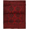 Khal Mohammadi Rug Handmade Red 4x7 ft