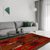 Baluchi Rug Handmade Multi Geometric 2x4 ft