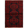 Baluchi Rug Handmade Multi Geometric 3x5 ft