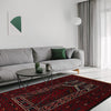 Baluchi Rug Handmade Red Prayer Design 2x4 ft