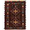 Baluchi Rug Handmade Multi Geometric 2x4 ft