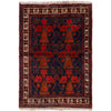 Baluchi Rug Handmade Multi Geometric 2x4 ft