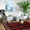 Baluchi Rug Handmade Multi Geometric 2x4 ft