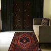 Baluchi Rug Handmade Multi Geometric 3x5 ft