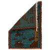 War Area Rug Handmade Blue Rifle 2 x 3 ft