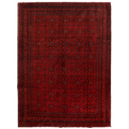Khal Mohammadi Rug Handmade Red 9x12 ft