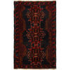 Baluchi Rug Handmade Multi Geometric 3x5 ft