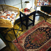 Heriz Area Rug Handmade Multi Medallion 4x6 ft