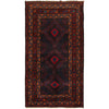 Baluchi Rug Handmade Multi Geometric 4x6 ft