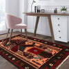 Baluchi Rug Handmade Multi Geometric 3x5 ft