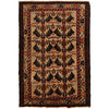 Baluchi Rug Handmade Multi Geometric 3x5 ft