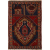 Baluchi Rug Handmade Multi Prayer Design 3x5 ft