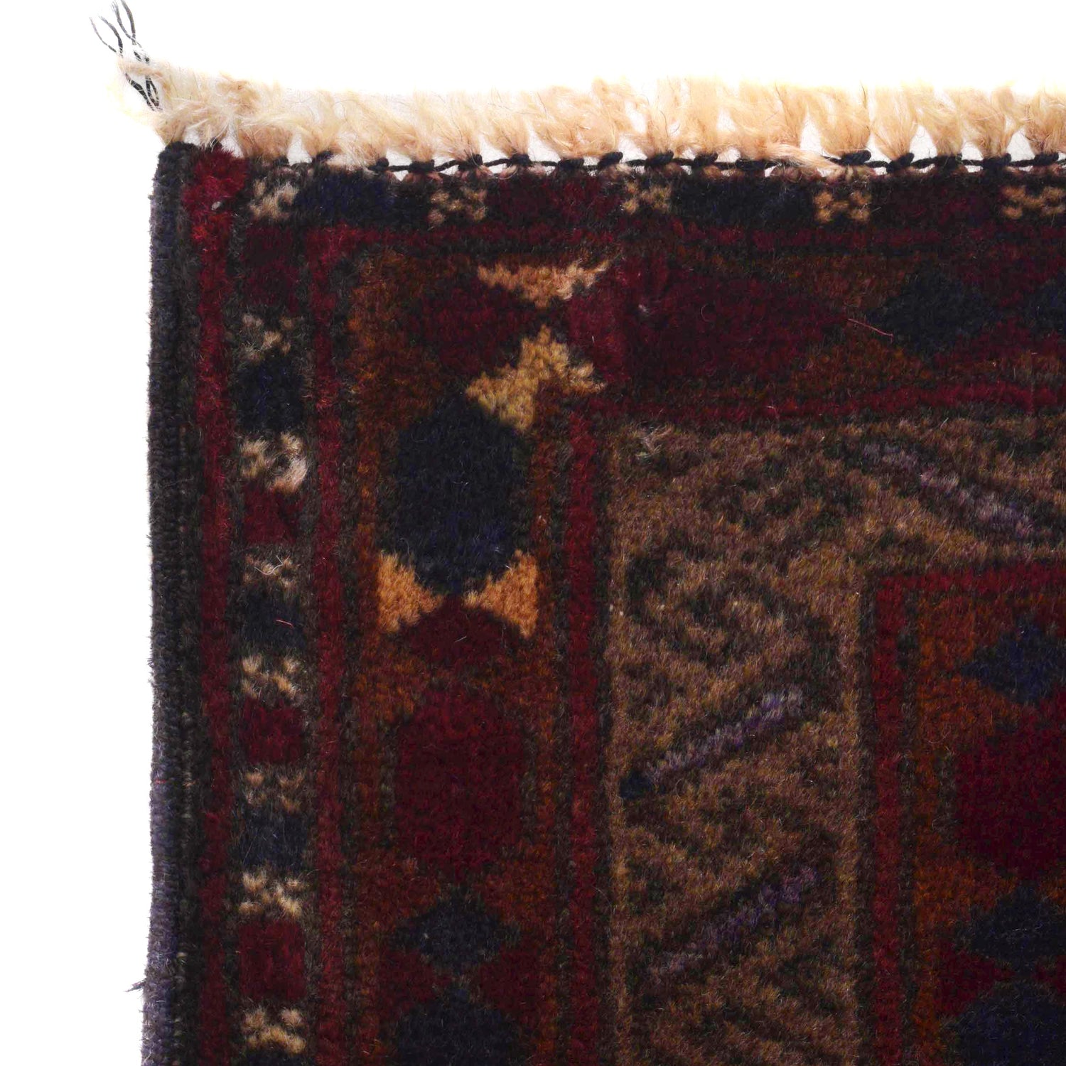 Baluchi Rug Handmade Multi Prayer Design 2x4 ft