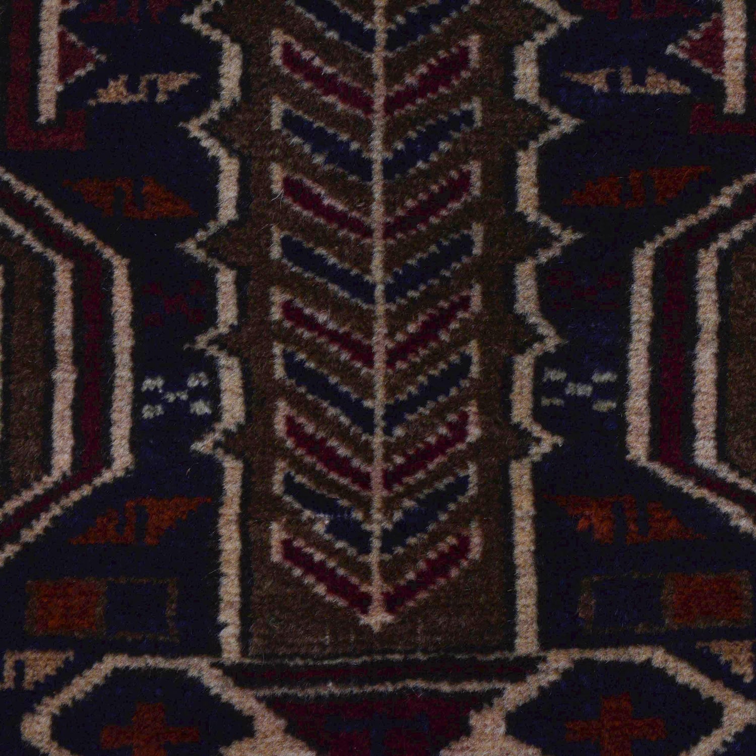 Baluchi Rug Handmade Multi Prayer Design 2x4 ft