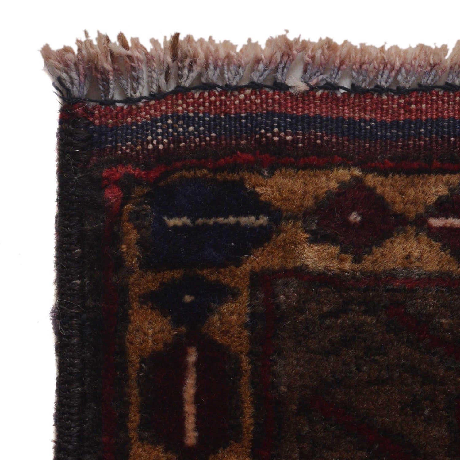 Baluchi Rug Handmade Multi Prayer Design 2x4 ft