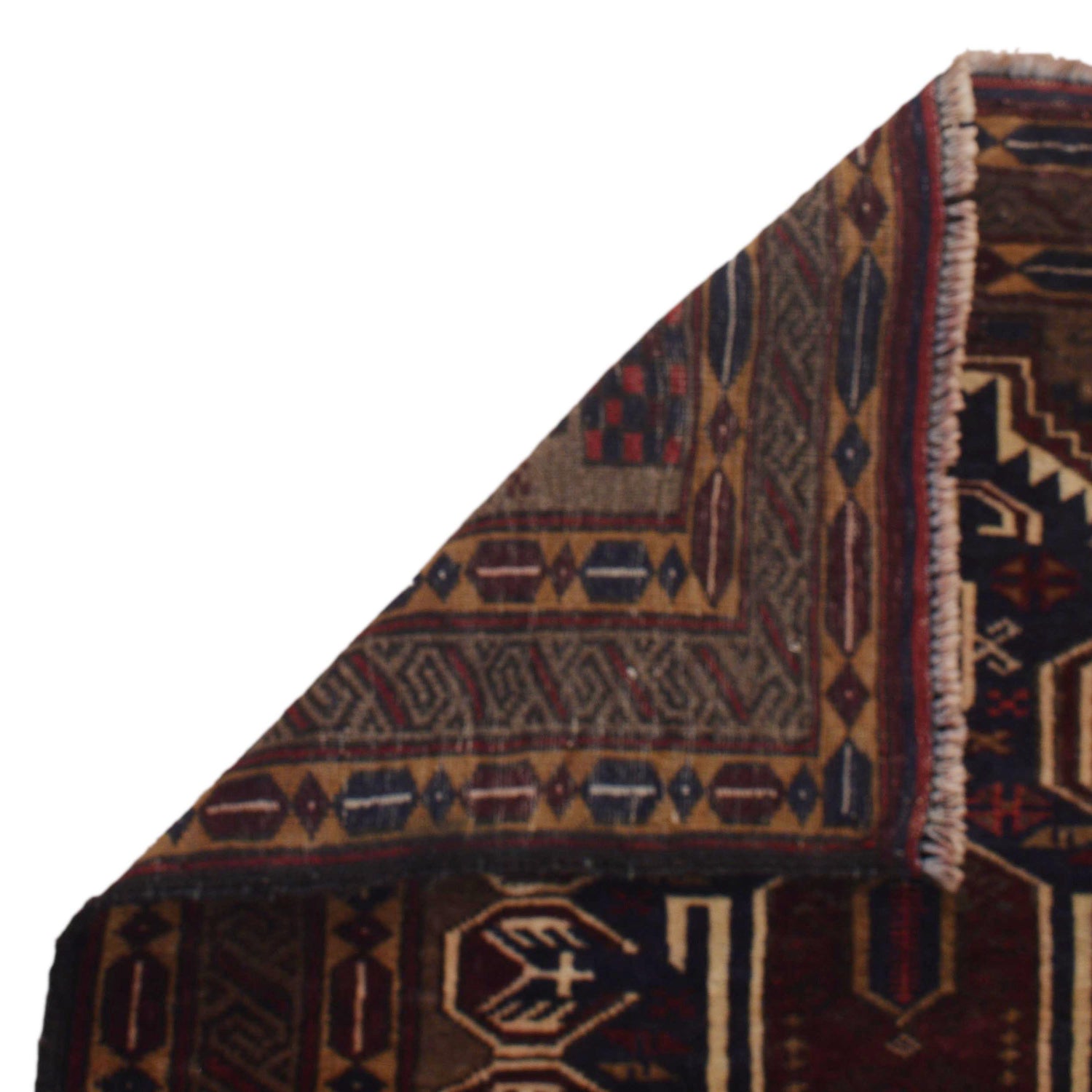 Baluchi Rug Handmade Multi Prayer Design 2x4 ft