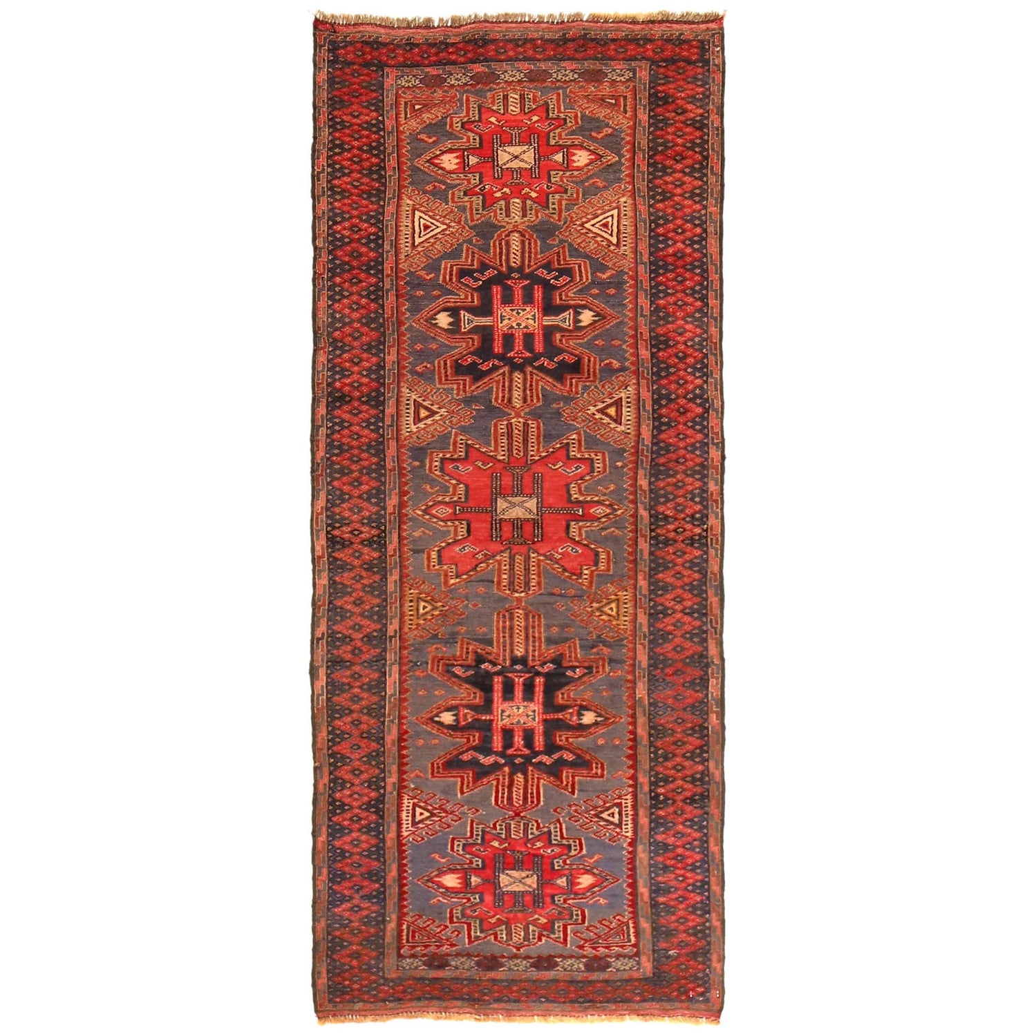 Barjasta Runner Handmade Multi Floral 6' ft Runner