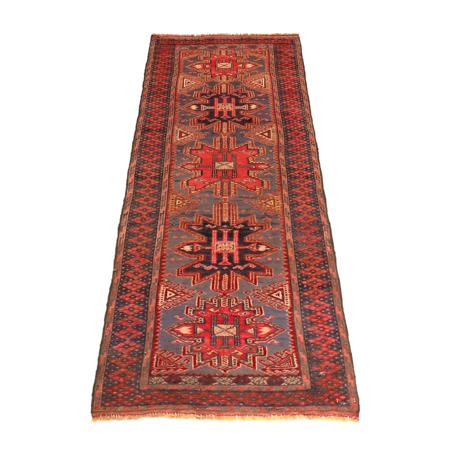 Barjasta Runner Handmade Multi Floral 6' ft Runner